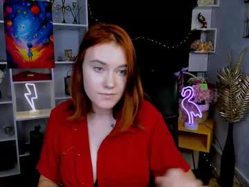 Violett_moons, 22 years old, GOAL: my first goal [175 tokens remaining] Welcome to my room! #teen #redheads #shy #18 #new, webcam photo